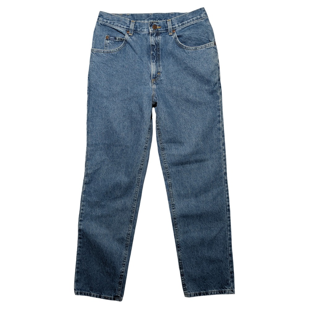 Vintage Lee Jeans 34x32 Straight Leg Blue Denim USA Classic Fit